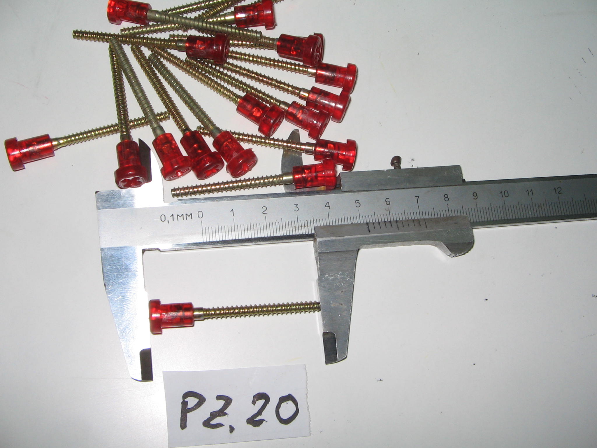 KIT DI VITI IN PLASTICA PZ. 20 N.3061